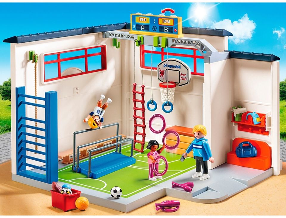 PLAYMOBIL Große Schule + Turnhalle + Geschichtsraum!!! in Berlin