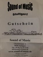 Gutschein Musikladen „Sound of Music“ Stuttgart im W v 549,-€ Friedrichshain-Kreuzberg - Kreuzberg Vorschau