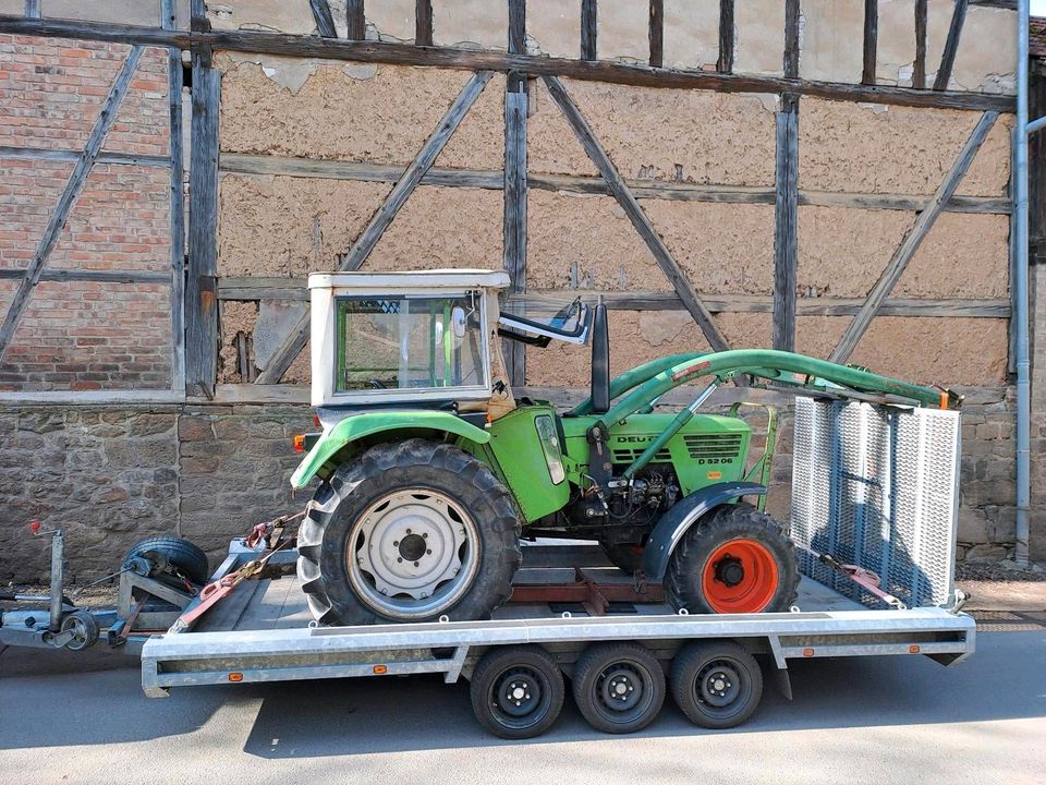 Transport Traktor Landmaschinen Stapler Anhänger PKW in Kahla