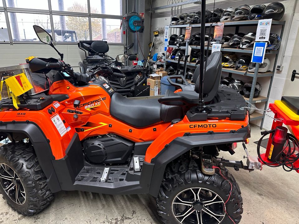 Quad ATV CF Moto CForce 850 Winterdienst Umbau Räumfahrzeug Finan in Sexau