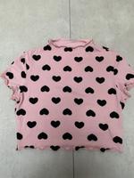 SHEIN Damen Mädchen Crop T-Shirt Gr. M / 38 rosa Herz Bayern - Schöllnach Vorschau