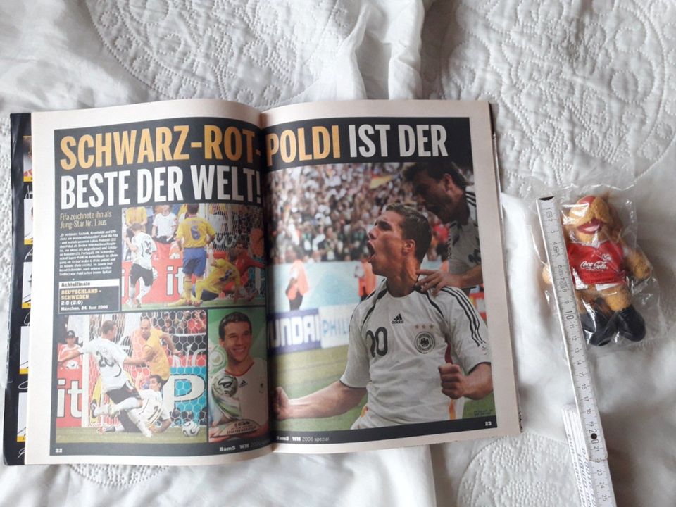 GOLEO  PLÜSCH LÖWE ZUR FIFA WM 2006  BILD SPEZIAL SONDERHEFT in Regensburg