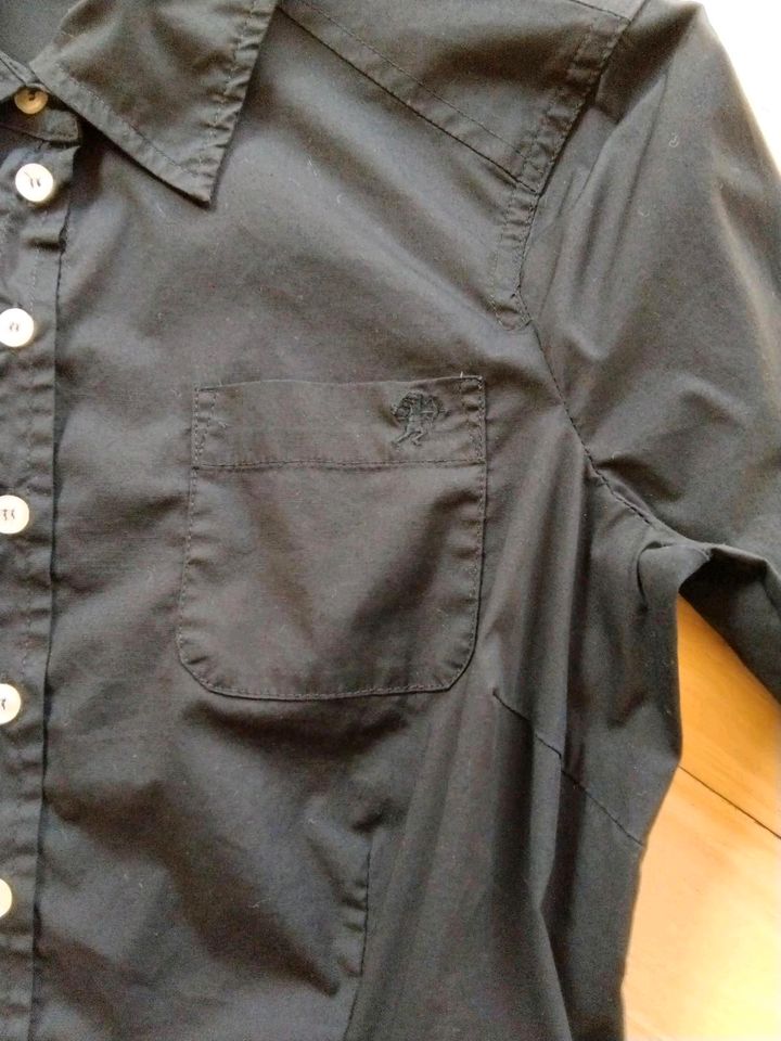 edc Stretch Bluse, schwarz in Solingen