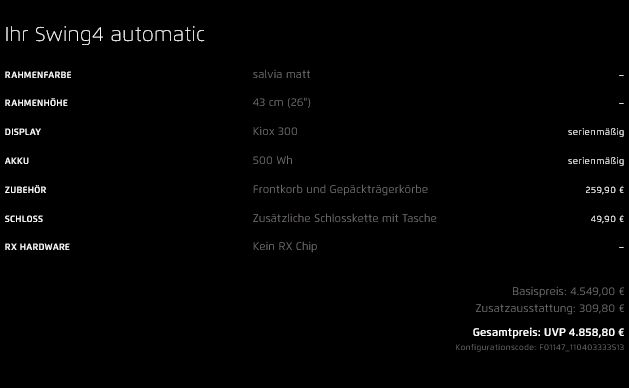 Riese und Müller Swing4 automatic * Bosch E-BIKE #36190 in Röhrsdorf