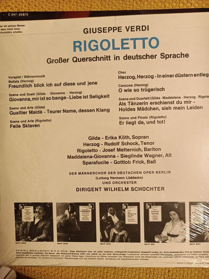 Opern-Vinyl-Schallplatten DONIZETTI - VERDI in München