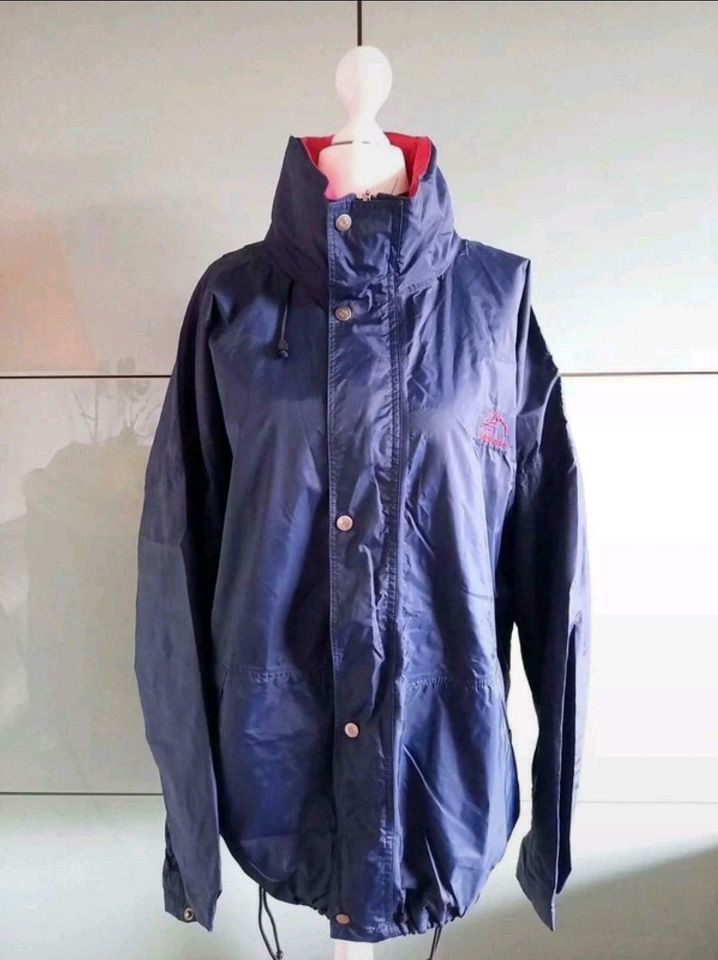 True 90ies dunkelblaue Helly Hansen Jacke Regenjacke Windbreaker in Köln