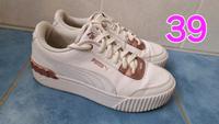 Schuhe sneaker weiß 39 puma plateau top roségold mädchen Damen Niedersachsen - Schwanewede Vorschau
