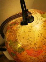 Idena  Globus mit Licht und Lupe, 30 cm West - Griesheim Vorschau