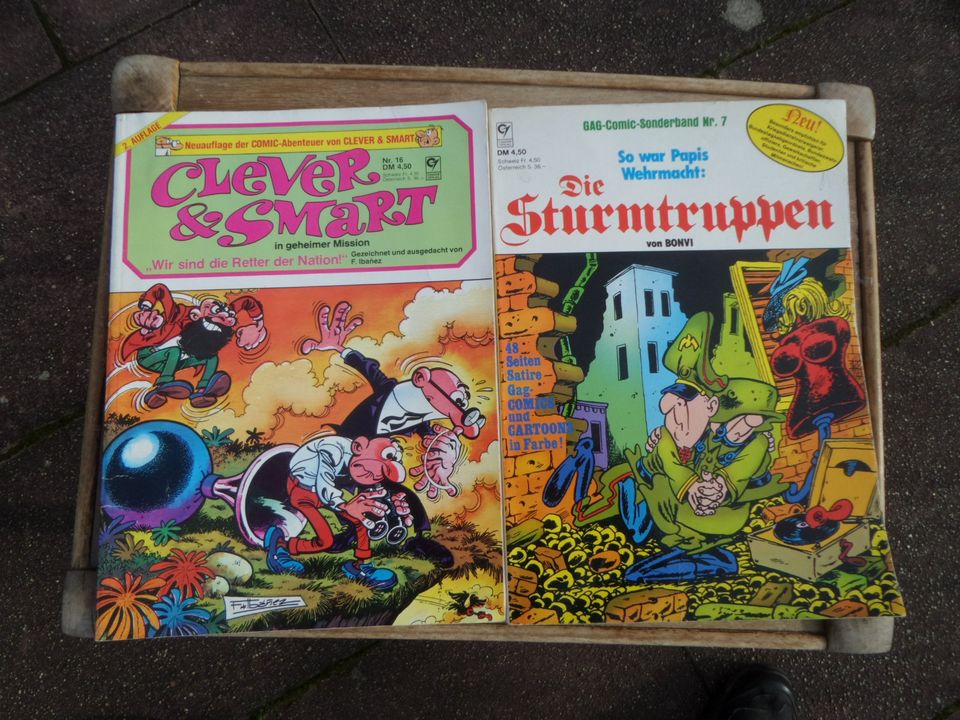 Comic Die Sturmtruppen Nr. 7 Clever & Smart Nr. 16 in Einhausen