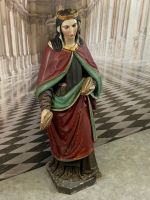 NAZARENER HEILIGENFIGUR HEILIGE MIT KRONE UND BROT ANTIK 19 TES JHDT 141cm - Versand möglich 59 Euro - Wir sind für Sie da lokal in 86830 Schwabmünchen oder online ARTHOME24 Bayern - Schwabmünchen Vorschau