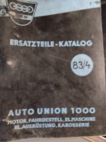 AUTO UNION 1000 DKW ERSATZTEIL-KATALOG 83/4 Niedersachsen - Rosengarten Vorschau