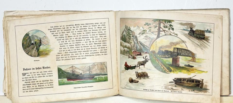 Eisenbahn Bilderbuch - Original sehr sehr rar - Ludwig Auer 1906 in Eschenlohe