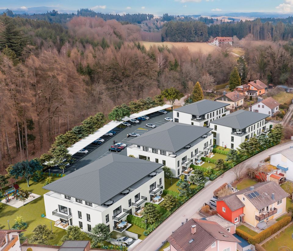 Neubau Alpenpanorama Bad Griesbach! MFH mit 14 WE - KFW 40 NH Effizienzhaus in Bad Griesbach im Rottal