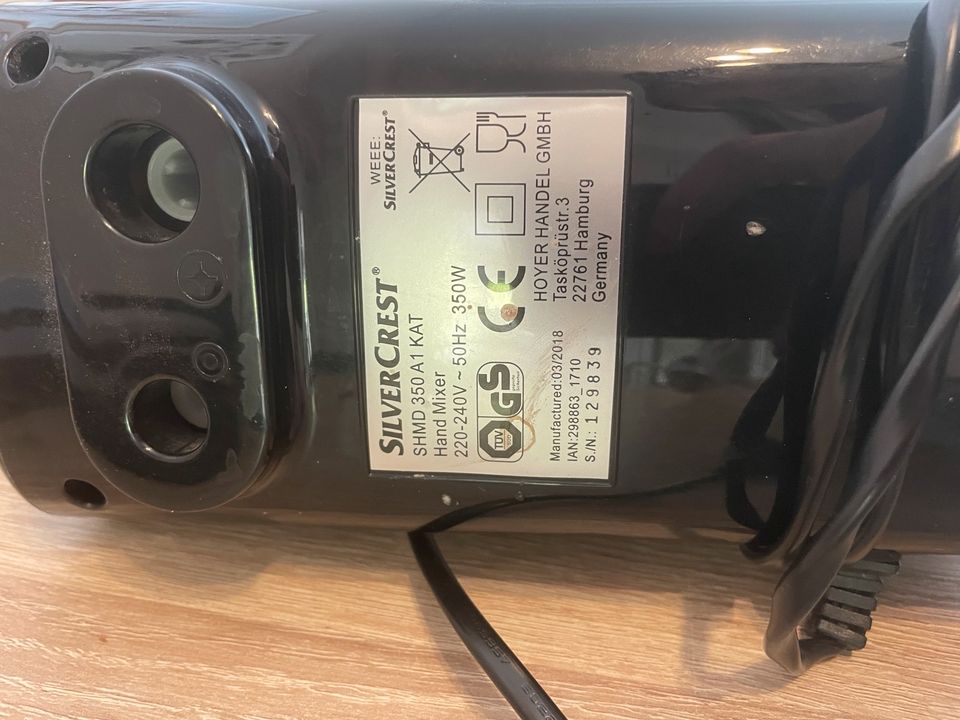 SILVER CREST, Hand Mixer SHMD 350 A1 KAT in Lauterbach (Schwarzwald)