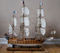 Segelschiff Schiffsmodell Modell Schiff Fregatte selbstgebaut Düsseldorf - Lichtenbroich Vorschau