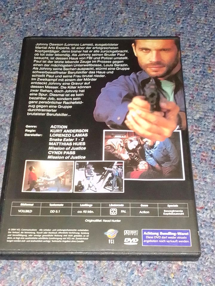 DVD Lorenzo Lamas ist der Head Hunter in Duisburg