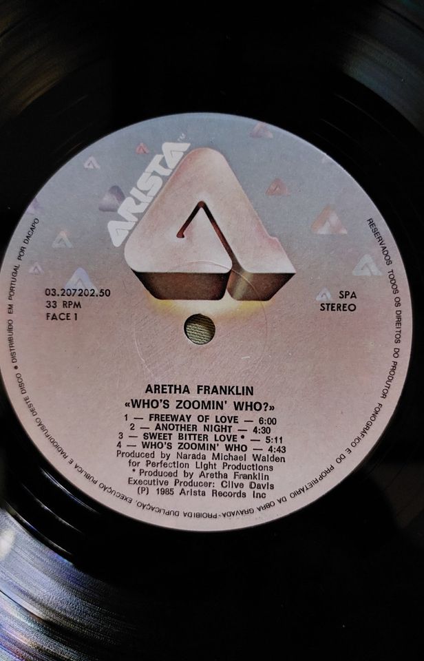 LP Vinyl  Aretha Franklin - Who's Zoomin' Who? in Übach-Palenberg