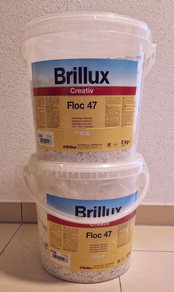 Brillux Creativ Floc 47 - 2x Eimer Dekochips in Marl