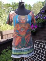 T-Shirt Hanuman Unikat Upcycle handmade Yoga Nordrhein-Westfalen - Horn-Bad Meinberg Vorschau