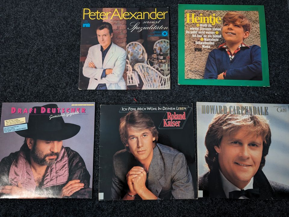 diverse SETs deutsche 70 60 50 Oldies Vinyl LP Schallplatten in Fellbach