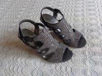 Sandaletten, High-Heels, Riemchenpumps,Gr. 39, anthrazit, Catwalk Eimsbüttel - Hamburg Eidelstedt Vorschau