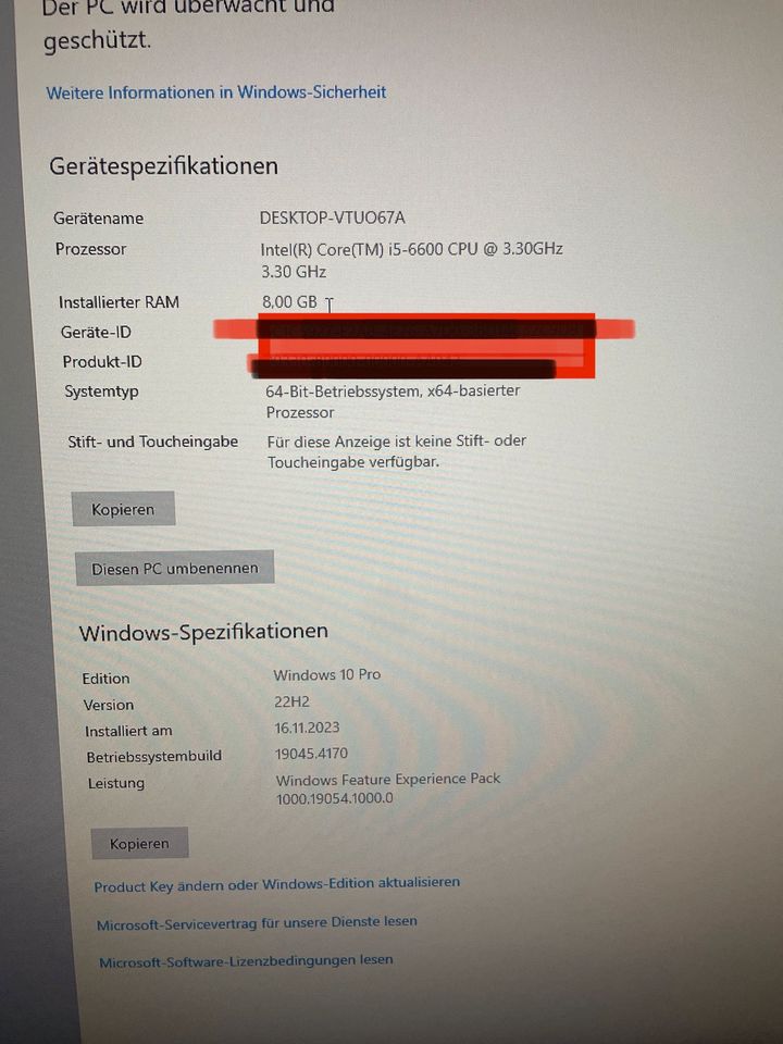 Gaming Pc Perfekt fürs zocken in Herten