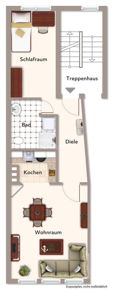 Klein-Fein-Dein! Attraktive 2-Zimmer Wohnung zum Wohlfühlen in Herten