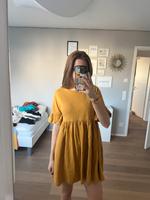 Kleid Minikleid Basic Asos senfgelb Rüschen S Nürnberg (Mittelfr) - Aussenstadt-Sued Vorschau