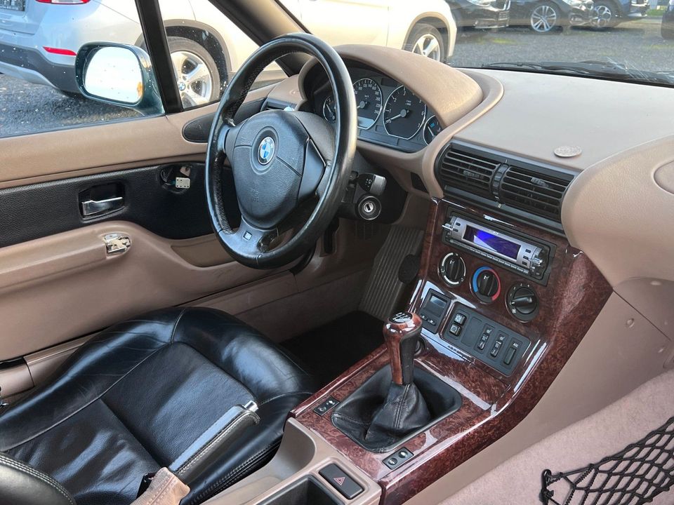 BMW Z3 1,9i Klima BBS + Tiefer Leder Klima SHZ in Düren