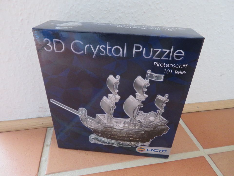 Crystal 3D Puzzle Piratenschiff  Neu in OVP in Ingelheim am Rhein