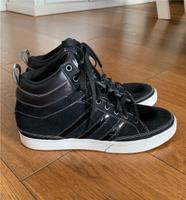 ADIDAS Women High Top Sneaker schwarz Lack Gr.40 2/3 Bayern - Brannenburg Vorschau
