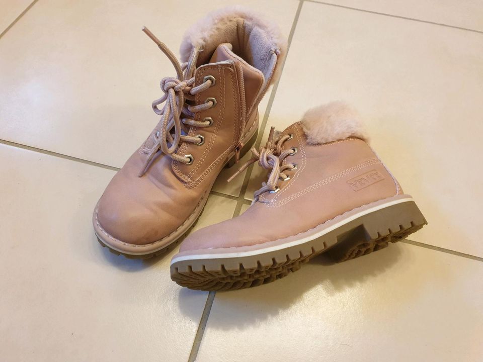 Venice Schnürboots Stiefeletten rosa Gr. 29 Mädchen in Treuchtlingen