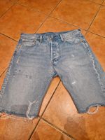 Levis 501 Vintage Distressed Jeans Shorts W34 Hessen - Pfungstadt Vorschau