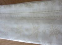 Neue Tischdecke Tischäufer Weihnachten 40 x 150 cm creme gold Hessen - Mörfelden-Walldorf Vorschau