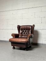 Antik XXL Ohrensessel Ledersessel Chesterfield Clubsessel Vintage Nordrhein-Westfalen - Mönchengladbach Vorschau