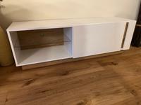 Lowboard TV Board, Lomadox, weiß-Eiche Hessen - Kelkheim Vorschau