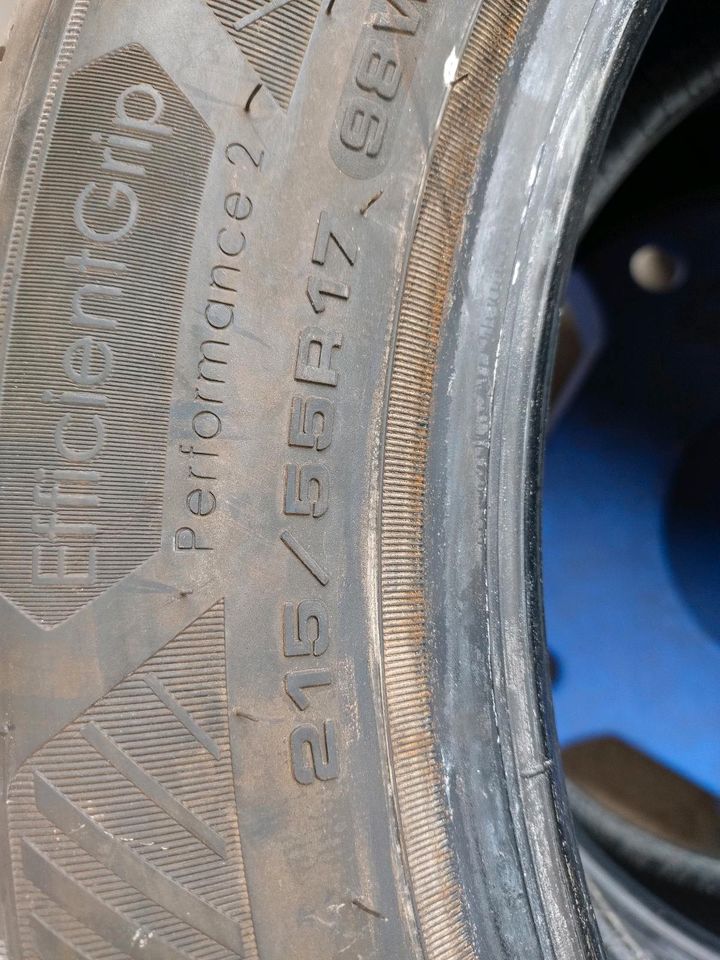 2 GoodYear 215/55R17 gebr Sommerreifen in Kirchheimbolanden