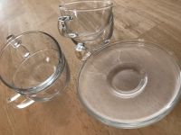 Espresso Mokka Tasse Untertasse Set 4er Glas Thüringen - Erfurt Vorschau