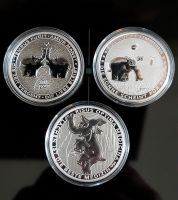 Silbermünzen Ottifanten 1 Unze 2020/2021/2022 Sachsen - Flöha  Vorschau