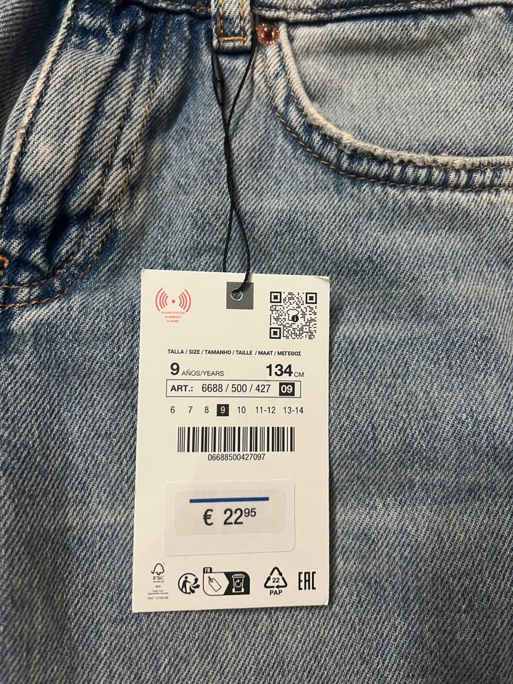 Jeans 134 von Zara Neu in Wettin-Löbejün