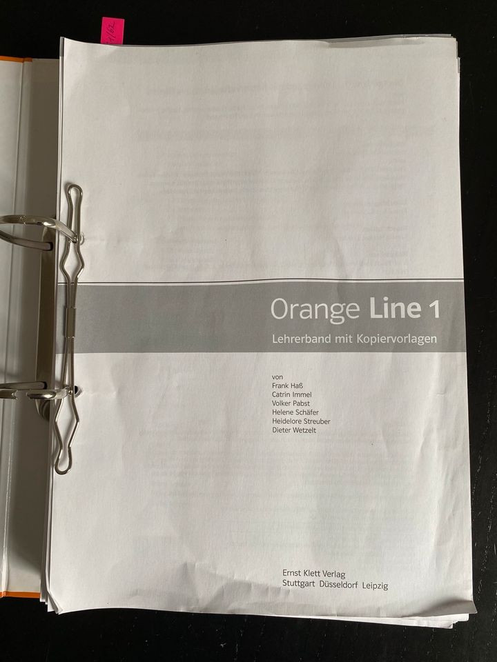 Orange Line 1 - Lehrerband mit Kopiervorlagen in Berlin
