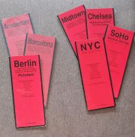 RED MAPS von Amsterdam, Barcelona, Berlin, NYC Niedersachsen - Diekholzen Vorschau