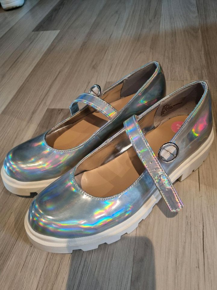 Steve Madden Kid's Nikki Mary Jane Silver in Offenbach