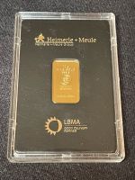Gold - Goldbarren - 10g - Original - Zertifikat - Heimerle+Meule Niedersachsen - Seelze Vorschau