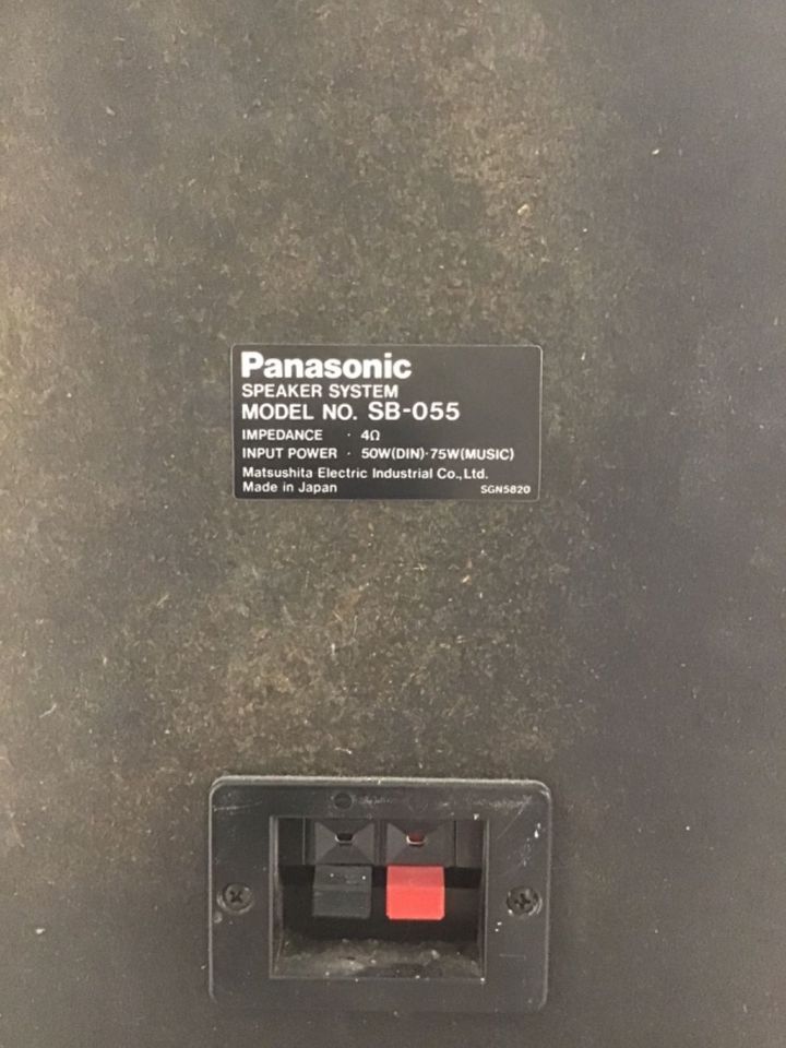 Panasonic SG-165 Kompakt Stereoanlage -Made in Japan- aus 1. Hand in Notzingen