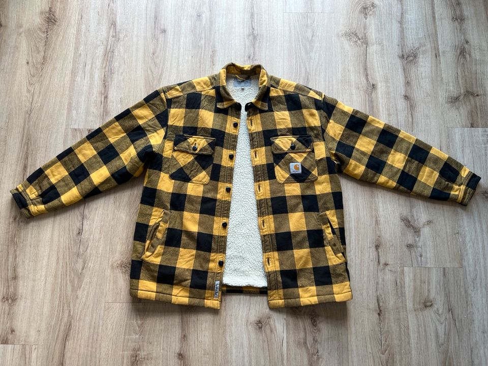 Carhartt WIP Holzfällerjacke - Gr. XL / gelb - neuwertig in Bielefeld