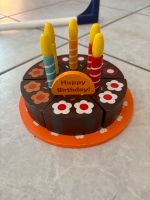 Happy Birthday Kuchen aus Holz Spielzeug Baden-Württemberg - Rottenburg am Neckar Vorschau