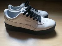 Puma Plateau Sneaker Schuhe Carina? Weiß schwarze Sohle Foam+ 37 Dresden - Blasewitz Vorschau