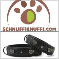 Lederhalsband Philadelphia MAUL Hundehalsband schwarz/schwarz Hessen - Calden Vorschau