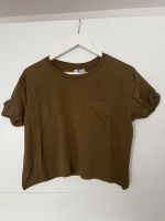 Kurzes T-Shirt H&M Gr. M olivgrün Niedersachsen - Wolfsburg Vorschau